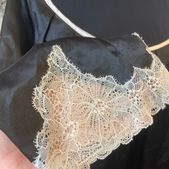 Oscar de la Renta Pink Label Black Lace Lingerie Top - Picture 16 of 16